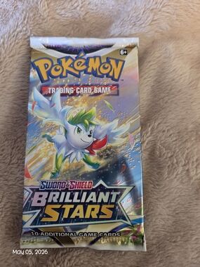 Pokémon Sword & Shield Brilliant Stars Booster Pack - Shaymin Foil